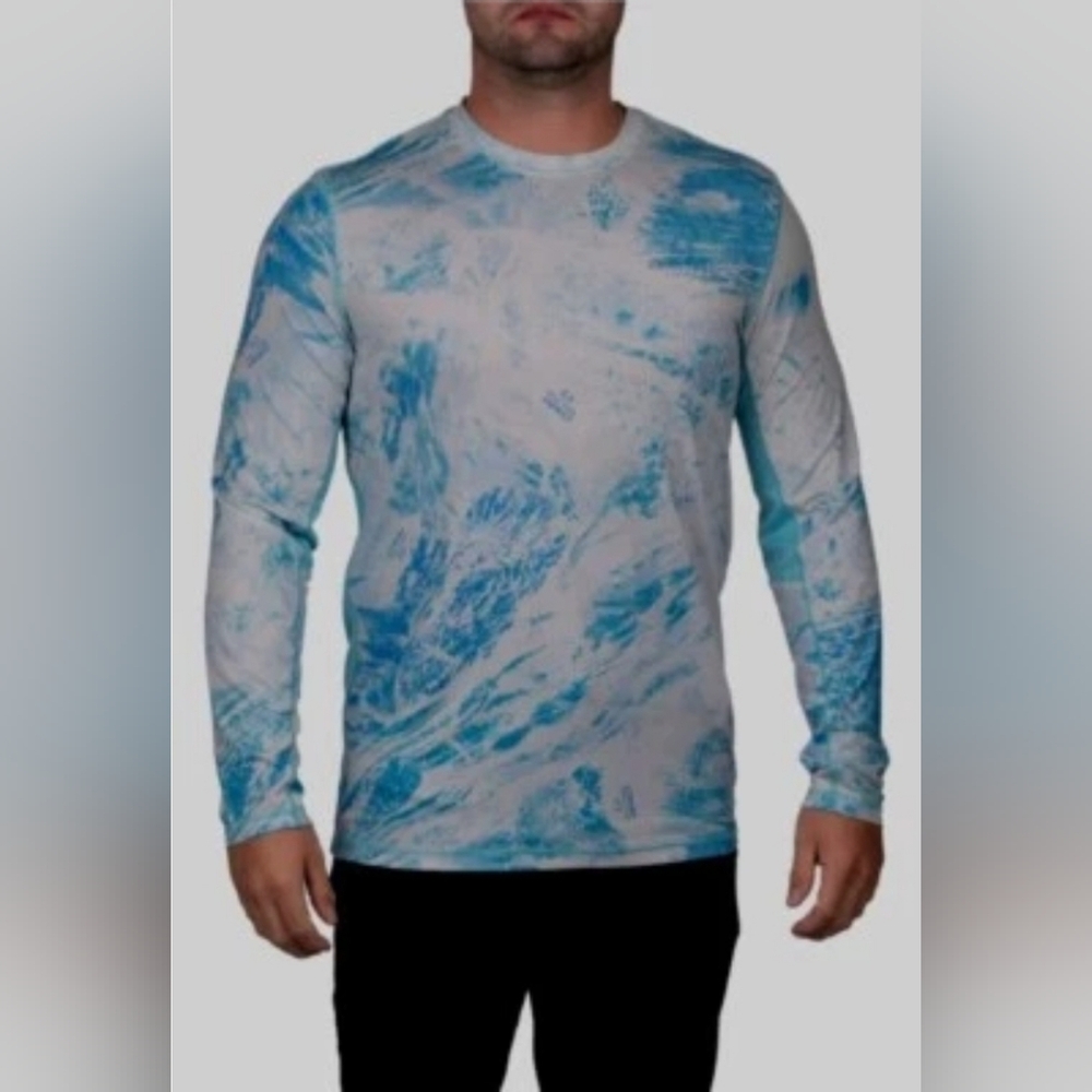 Realtree Top Size S Small RT Fishing Shirt Dri-fit Long Sleeve Preformance Tee